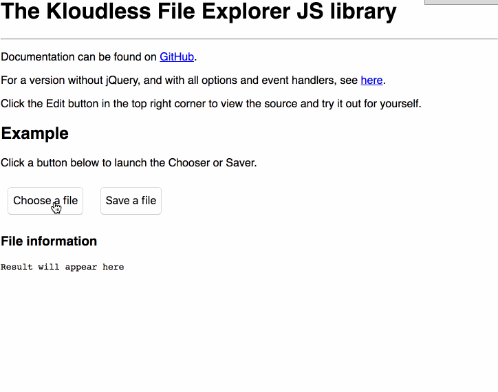 , Import your users files in the cloud into your app with the Kloudless File Picker